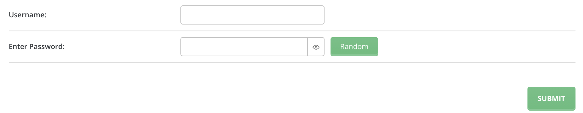change password