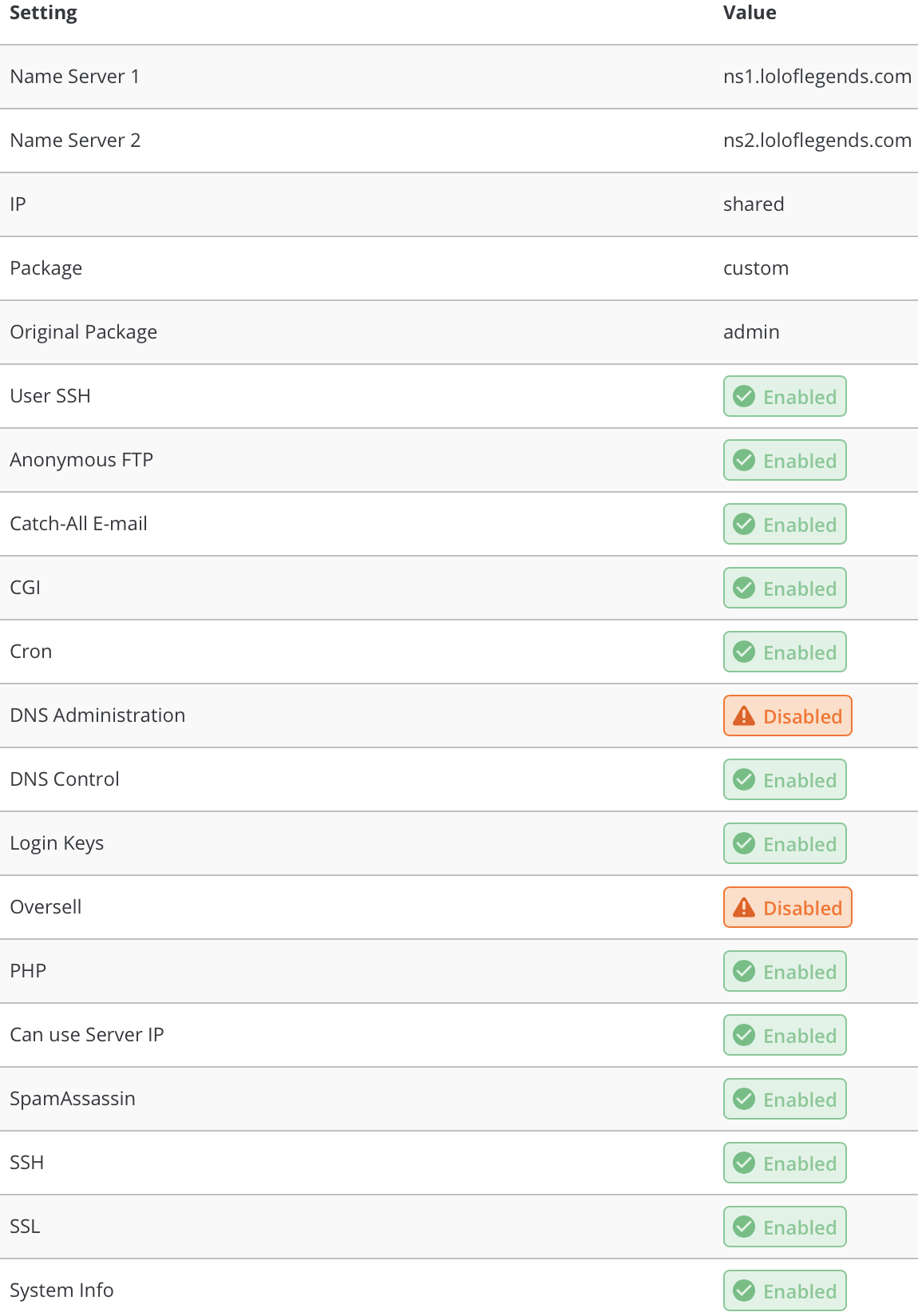 view reseller account information