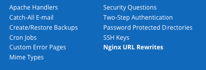 Nginx šablóny